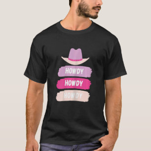 Womens Vintage Howdy Rodeo Western Country Souther T-Shirt