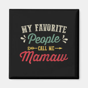 Womens vintage mothers day gift favorite people magnet