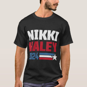 Womens Vintage Nikki Haley 2024 For President Elec T-Shirt