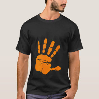 Womens Vintage Retro Halloween Zombie Hand Scary C T-Shirt