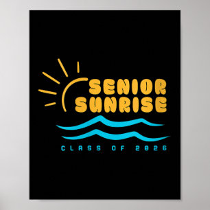 Womens Vintage Senior Sunrise 2026 Seniors Of Cl G Poster