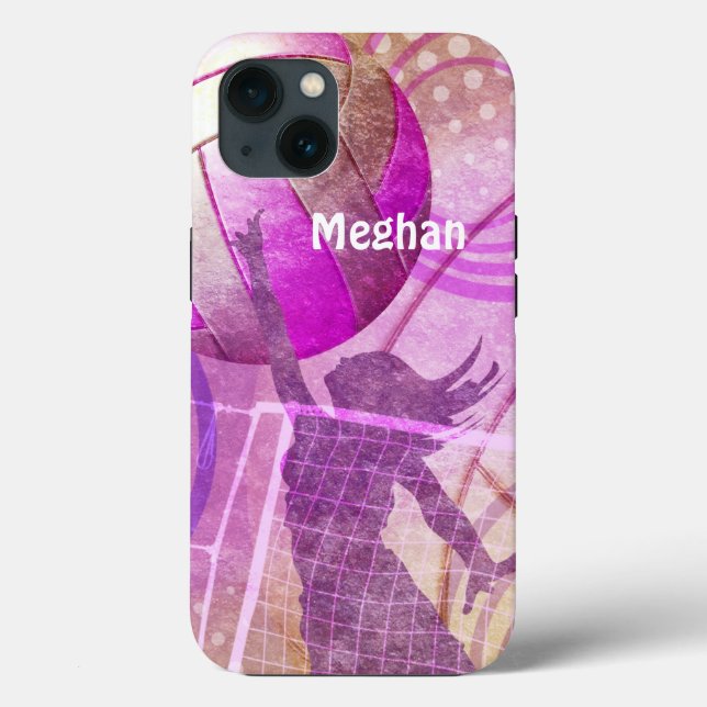 Women's Volleyball Case-Mate iPhone Case (Back)