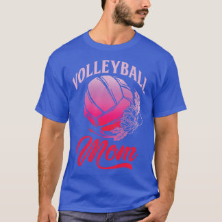 Womens Volleyball Mum Mother Beach Volleyball Play T-Shirt