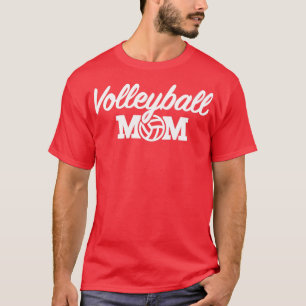 Womens Volleyball Mum Sporty Mothers Day T-Shirt