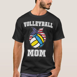 Womens Volleyball Mum Top for Mothers of Girls Vol