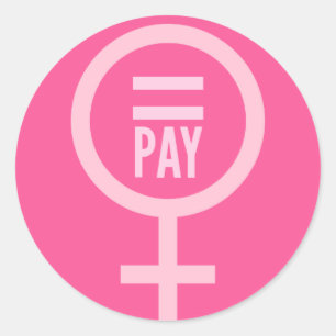 Women's Wages Classic Round Sticker