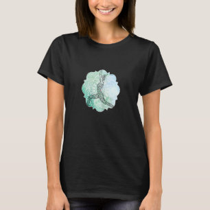 Womens Warrior 1 Yoga And Meditation With Mandala T-Shirt