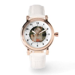 Women's Watch - Personalised - Rose Gold White