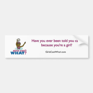 Womens Water Polo Bumper Sticker