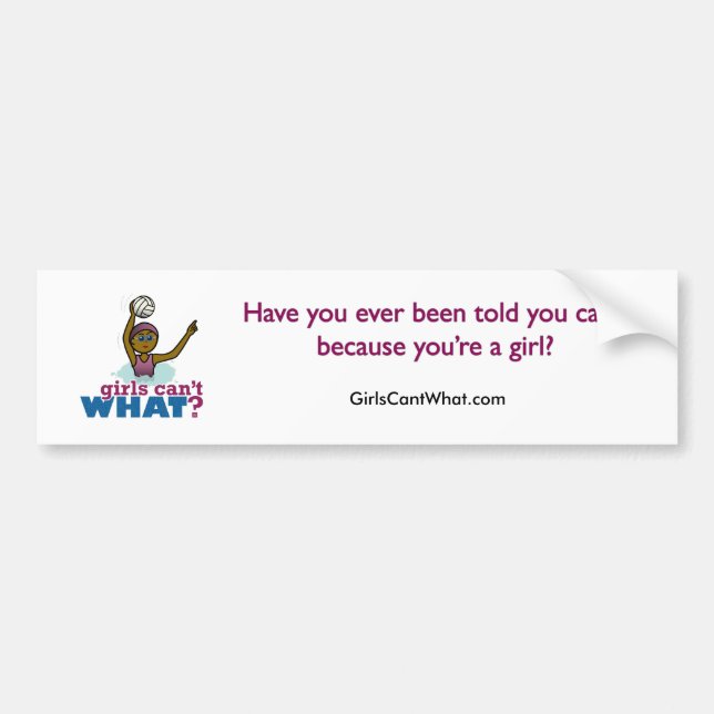 Womens Water Polo Bumper Sticker (Front)