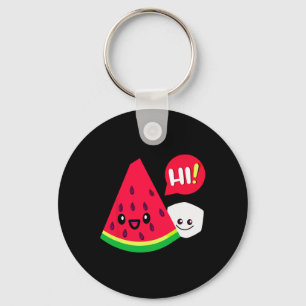 Womens Watermelon Sugar Hi Funny Saying Hi Summer Key Ring
