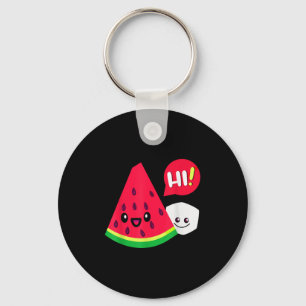 Womens Watermelon Sugar Hi Funny Saying Hi Summer Key Ring