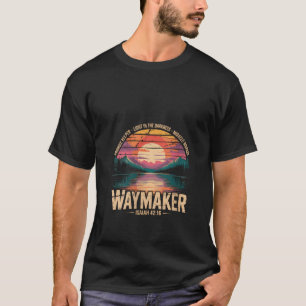 Womens Waymaker Promise Keeper Miracle Worker God  T-Shirt