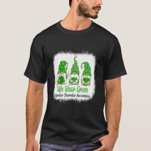 Womens We Wear Green Bipolar Disorder Awareness T-Shirt