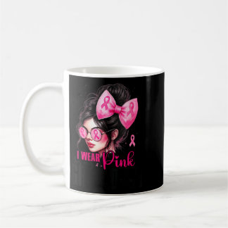 Womens Wear Pink For Grandma Breast Cancer Coffee Mug