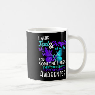 Womens Wear Teal Purple Suicide Prevention Awarene Coffee Mug