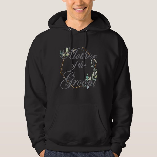 Womens Wedding Bridal Shower Bride Mum Mother Of T Hoodie (Front)