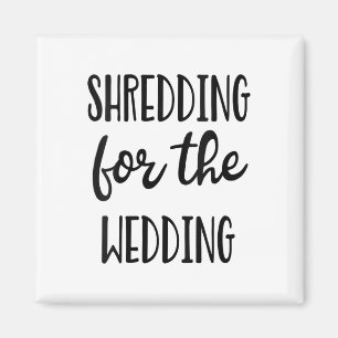 Womens Wedding Bride Groom Gym Training Workout V- Magnet