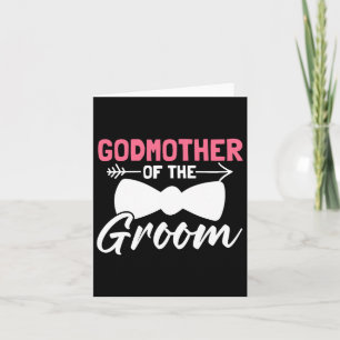 Womens Wedding Party Groomsmen Party Godmother Of Card