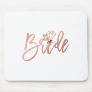 Womens Wedding Shower For Future Mrs Bride To Be F Mouse Pad