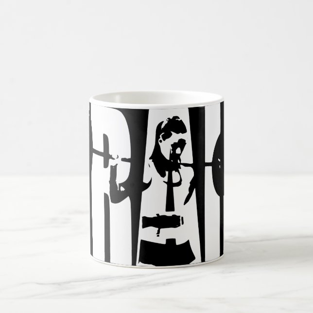 Women's Weightlifting Motivation - TRAIN Coffee Mug (Center)