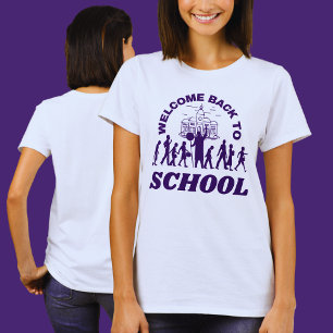 Womens Welcome Back To School Funny Teacher Love  T-Shirt