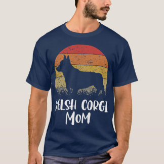 Womens Welsh Corgi Dog Mom1680 T-Shirt