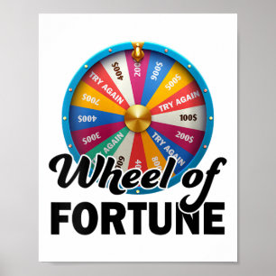 Womens Wheel Of Fortune Dad Fathers Day Wheel Of F Poster