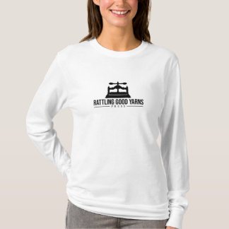 Women's White Long-Sleeved T-Shirt