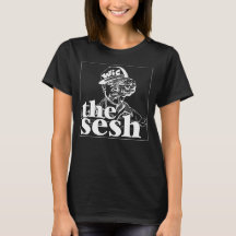 Women's "Wic In The Sesh" Black Tee