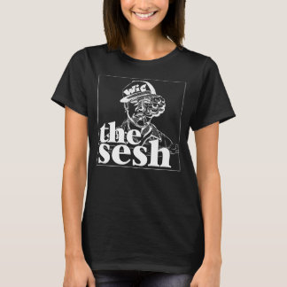 Women's "Wic In The Sesh" Black Tee