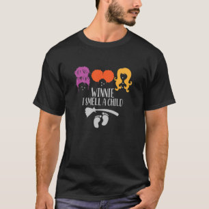 Womens Winnie I Smell A Child - Funny Halloween Wi T-Shirt