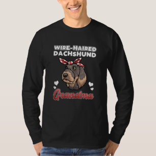 Womens Wire-Haired Dachshund Grandma T-Shirt