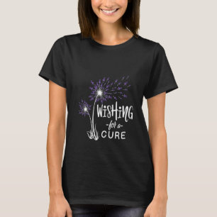 Womens Wishing For Crohns And Colitis Awareness Cu T-Shirt