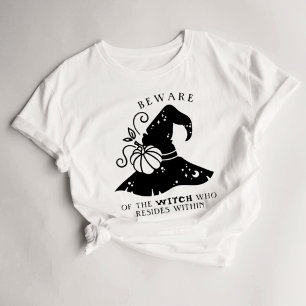 Womens Witchy Shirt Funny Beware Of The Witch