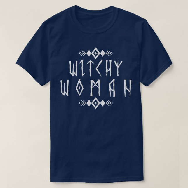 Womens Witchy Woman  Witchcraft Witch Wicca Occult T-Shirt (Design Front)