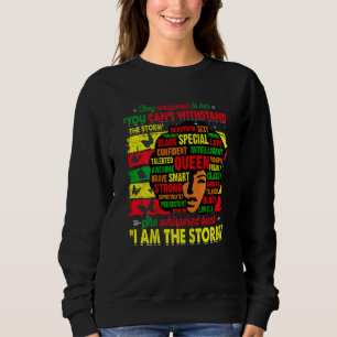 Womens Women Black History Month African Woman Afr Sweatshirt