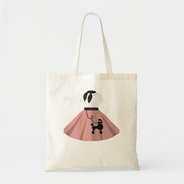 Womens Women Poodle Skirt Costume Halloween Party  Tote Bag (Front)