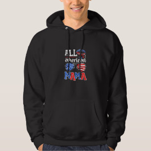 Womens Womens 4th Of July Family Matching All Amer Hoodie