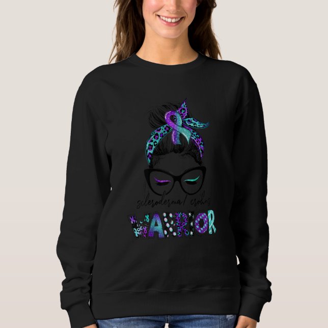 Womens Womens Classy Leopard Pattern Scleroderma C Sweatshirt (Front)