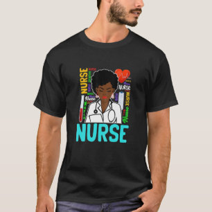 Womens Womens Dy Black Nurse 2022 Costume Black Hi T-Shirt