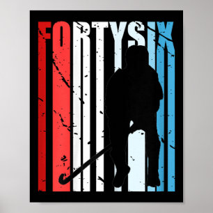 Womens Womens Field Hockey 28th Birthday Player Te Poster