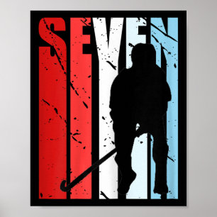 Womens Womens Field Hockey 35th Birthday Player Te Poster