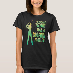 Womens Womens Golf Fun Crazy Golf Dry Fit Tees Fo