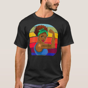 Womens Womens I Got Vaccinated T African American T-Shirt