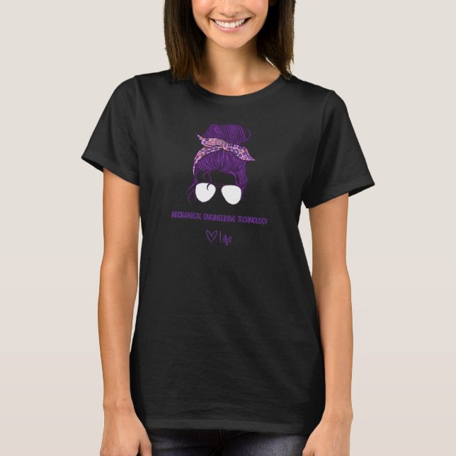 Womens Women's Mechanical Engineering Technology L T-Shirt (Front)