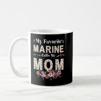 Womens Womens My Favourite Marine Calls Me Mum Shi Coffee Mug