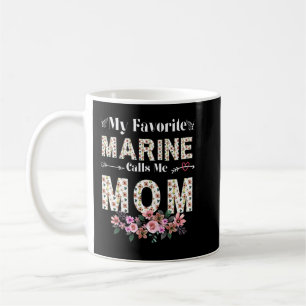 Womens Womens My Favourite Marine Calls Me Mum Shi Coffee Mug