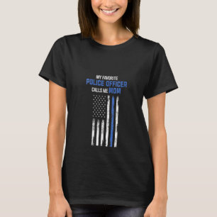 Womens Womens My Favourite Police Officer Calls Me T-Shirt