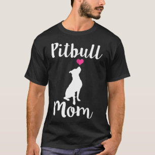 Womens Womens Pitbull Mum Pit Bull Dog Mama Gift N T-Shirt